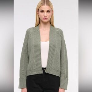 Abercrombie & Fitch Ribbed Non-Closure Cardigan